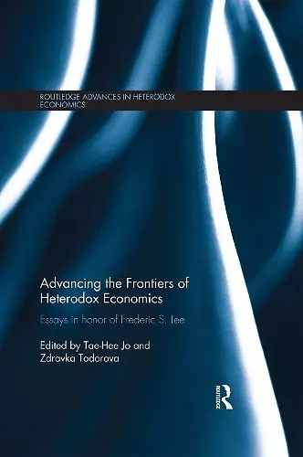 Advancing the Frontiers of Heterodox Economics cover