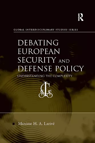 Debating European Security and Defense Policy cover