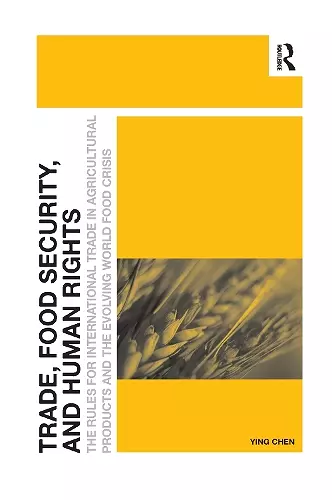 Trade, Food Security, and Human Rights cover