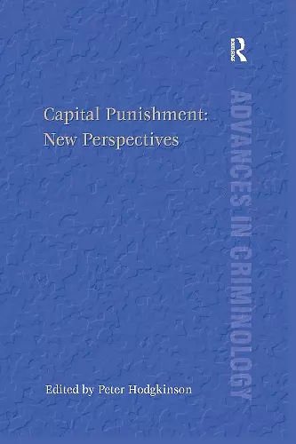 Capital Punishment: New Perspectives cover