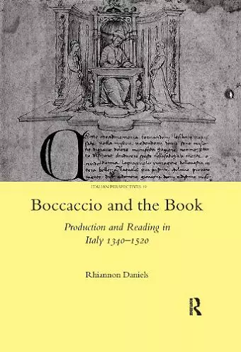 Boccaccio and the Book cover