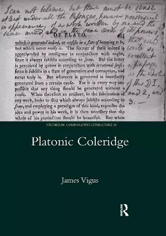 Platonic Coleridge cover