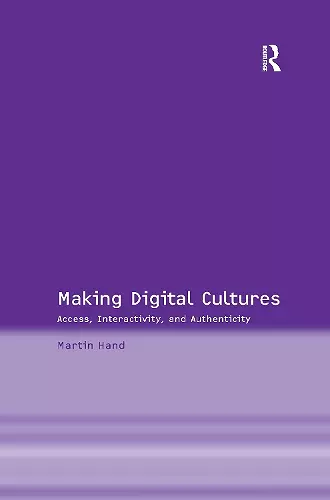 Making Digital Cultures cover