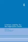 Criminal Liability for Non-Aggressive Death cover