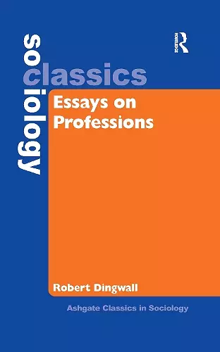 Essays on Professions cover