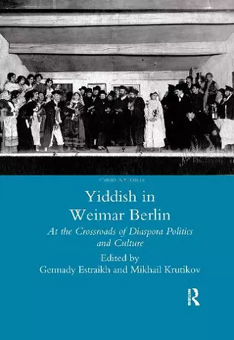 Yiddish in Weimar Berlin cover