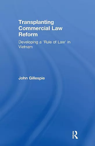 Transplanting Commercial Law Reform cover