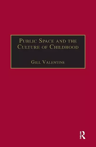 Public Space and the Culture of Childhood cover