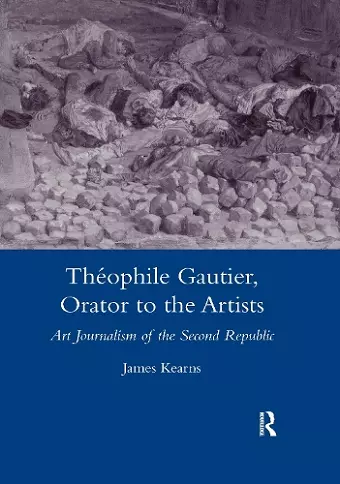 Theophile Gautier, Orator to the Artists cover