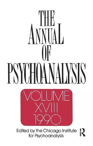The Annual of Psychoanalysis, V. 18 cover