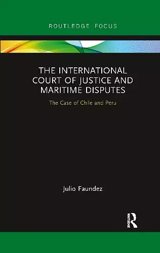 The International Court of Justice in Maritime Disputes cover