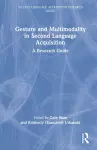 Gesture and Multimodality in Second Language Acquisition cover