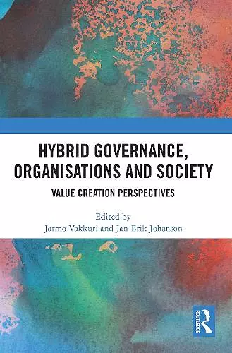 Hybrid Governance, Organisations and Society cover