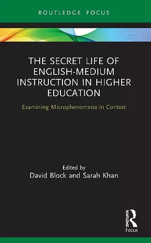 The Secret Life of English-Medium Instruction in Higher Education cover