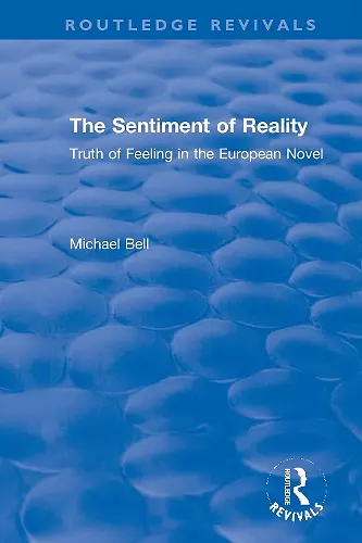 The Sentiment of Reality cover