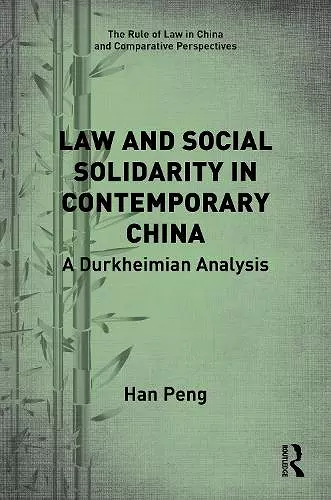 Law and Social Solidarity in Contemporary China cover