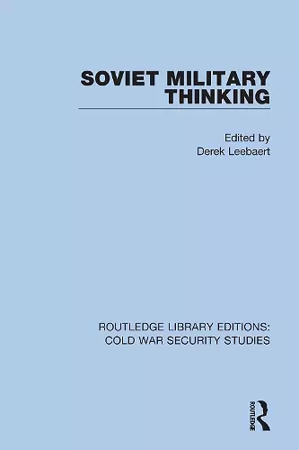 Soviet Military Thinking cover