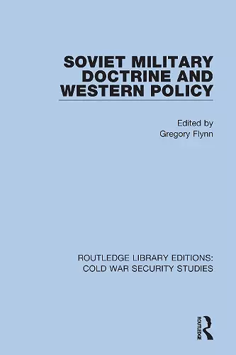 Soviet Military Doctrine and Western Policy cover