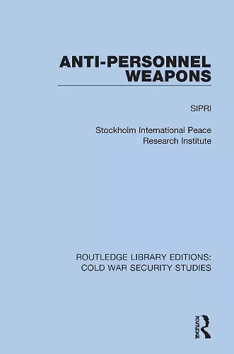 Anti-personnel Weapons cover