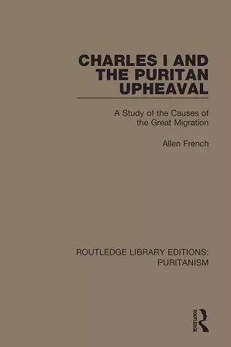 Charles I and the Puritan Upheaval cover