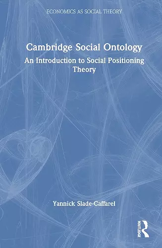 Cambridge Social Ontology cover