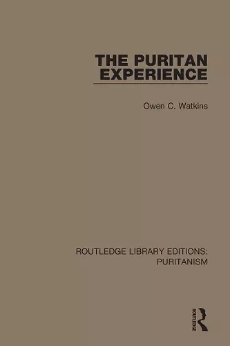 The Puritan Experience cover