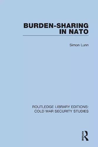 Burden-sharing in NATO cover