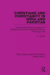 Christians and Christianity in India and Pakistan cover