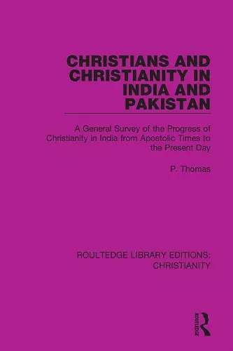 Christians and Christianity in India and Pakistan cover