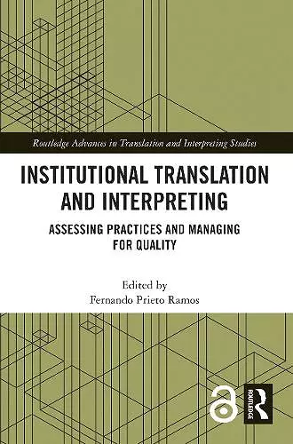 Institutional Translation and Interpreting cover