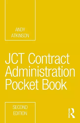 JCT Contract Administration Pocket Book cover