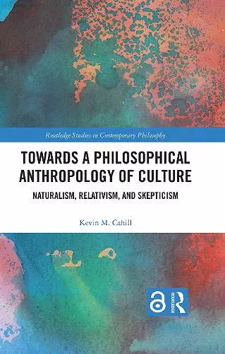 Towards a Philosophical Anthropology of Culture cover