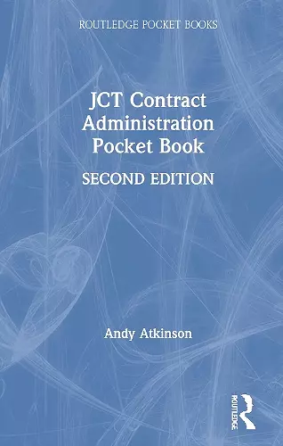 JCT Contract Administration Pocket Book cover