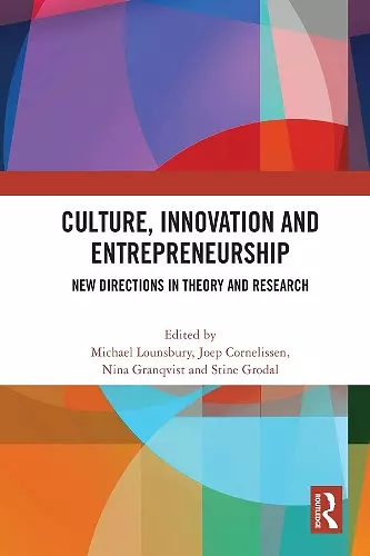 Culture, Innovation and Entrepreneurship cover