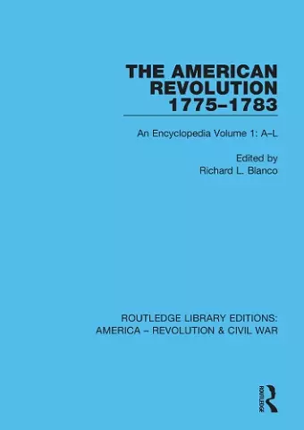 The American Revolution 1775–1783 cover