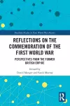 Reflections on the Commemoration of the First World War cover