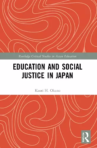 Education and Social Justice in Japan cover