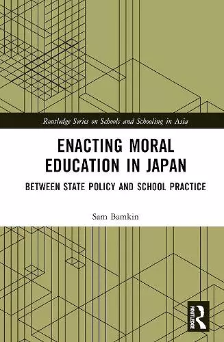 Enacting Moral Education in Japan cover