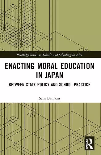 Enacting Moral Education in Japan cover