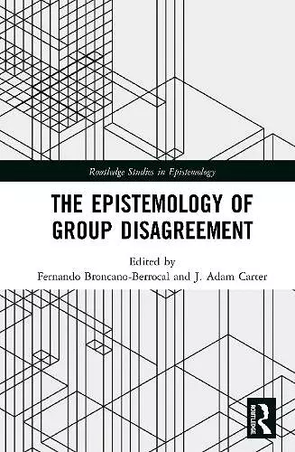 The Epistemology of Group Disagreement cover