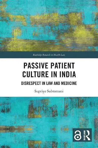 Passive Patient Culture in India cover