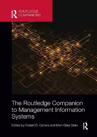 The Routledge Companion to Management Information Systems cover