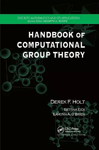 Handbook of Computational Group Theory cover