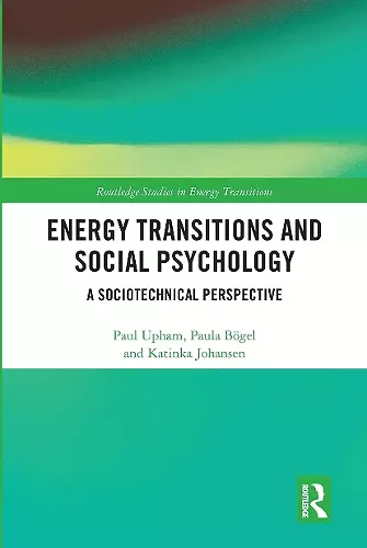 Energy Transitions and Social Psychology cover