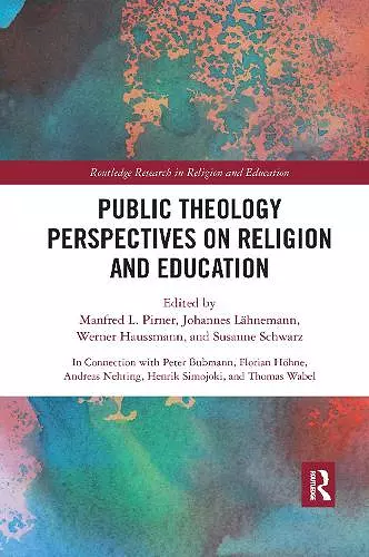 Public Theology Perspectives on Religion and Education cover