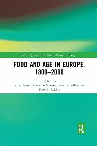 Food and Age in Europe, 1800-2000 cover