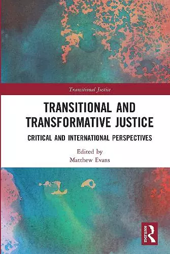 Transitional and Transformative Justice cover