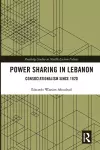 Power Sharing in Lebanon cover