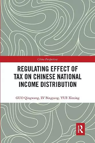 Regulating Effect of Tax on Chinese National Income Distribution cover