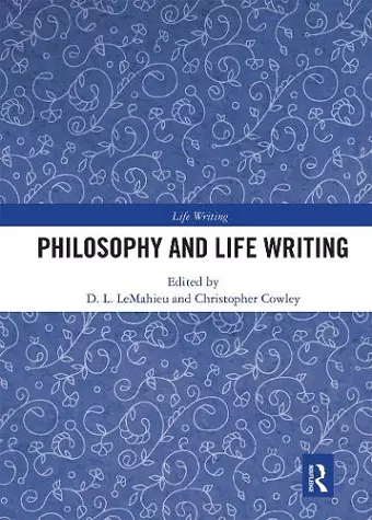 Philosophy and Life Writing cover